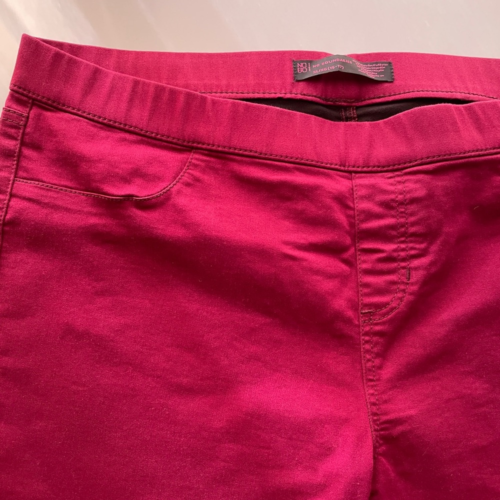 No Boundaries Pink Skinny Pants Vibrant Style